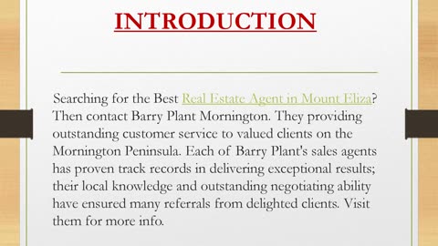 Best Real Estate Agent in Mount Eliza