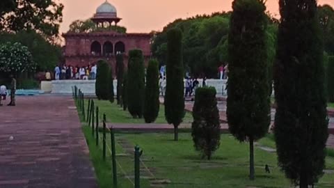 Evening view Taj Mahal