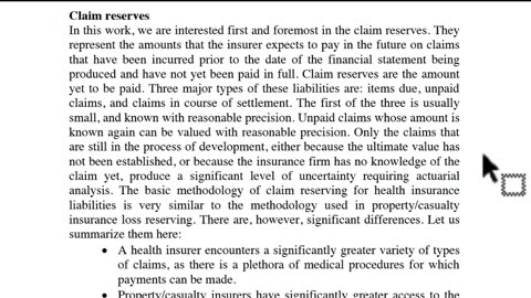 Lecture for July 17, 2022: Basics of IBNR reserves in the context of health insurance