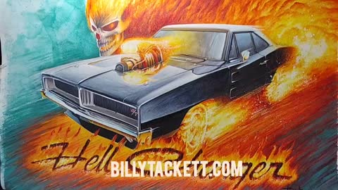 GHOST RIDER'S HELL CHARGER FINISHED