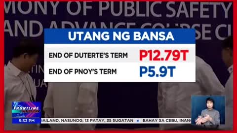 Utang ng Pilipinas, pumalo na sa P12.79 trillion