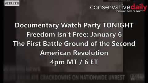 4pm MT / 6 ET: Watch Party with Jake Lang - Freedom Isn't Free: The First Battle of The Second American Revolution