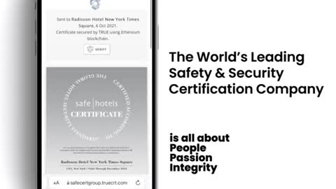 Safe Cert Group offer clients blockchain secured certificates and badges, using TRUE Original