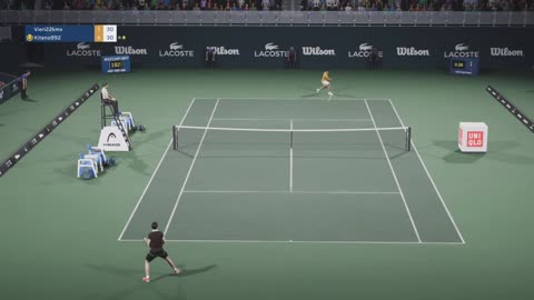(PS5) Tennis World Tour 2 | Online Match #6 [Federer vs Thiem]