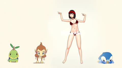 Yui Kodai Bikini My hero Academia Pokémon dancing POKÉDANCE #mmd #Yui #Kodai #bnha #mha