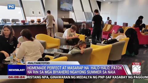 Homemade perfect at masarap na halo-halo, patok sa mga biyahero ngayong summer sa NAIA