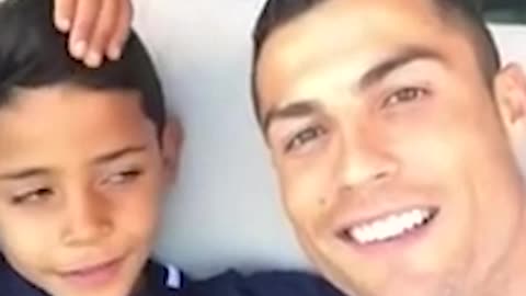 Cristiano Ronaldo with his Son 🗿
