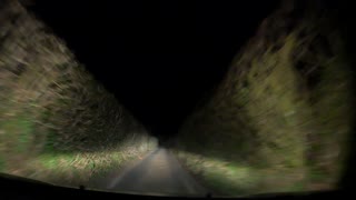 Night driving in Dartmoor. Speedlapse. 2022.