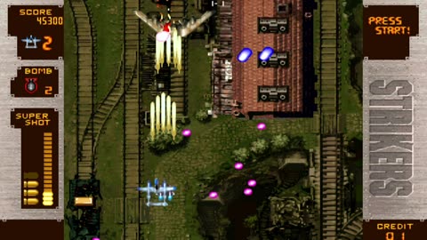 Strikers 1945 Plus Stage 01 #retrogaming #nedeulers #strikers1945 #arcadegame