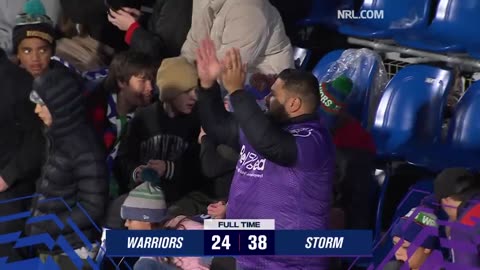 NRL 2024 | Warriors v Storm | Match Highlights