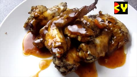 Jerk chicken wings & Jerk sauce