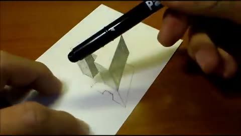 Very Easy | How to Draw 3D letter A | Easy Drawing for Beginners