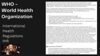 RW 6/8.) Global Health: WHO IHR Amendments