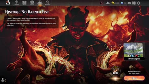 MTGA More Ranked Mythic Ladder play