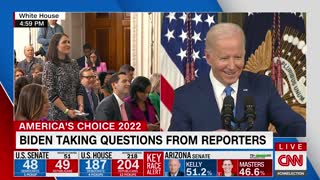 Hear Biden's response to question about Elon Musk and the Twitter acquisition