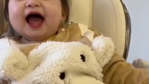 Funny baby laughing -- funniest baby video --