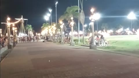 Busking in the Park and Night Fishing