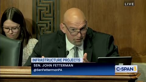 Fetterman ask questions about I95 bridge.