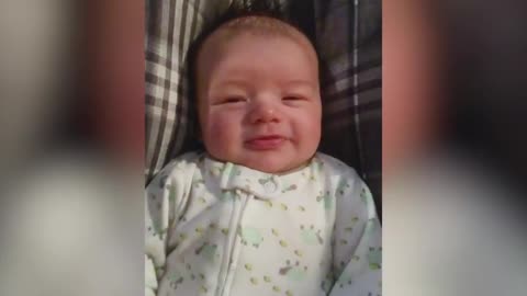 Baby Pretends To Sleep In Front Of Parents