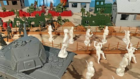 Toy Soldiers - US Versus Germany WW2