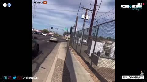 Driver gets run over after staggering road rage episode in Phoenix