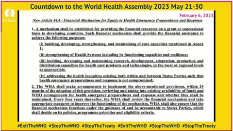 #STOPtheWHO: Six Reasons To Oppose the World Health Organization