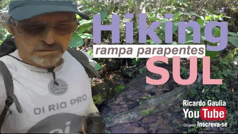 🦅🌄🌞 Rampa Sul Voo de Parapentes- Trilha de Montana Hiking e voo livre