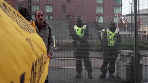 Indigenous activists protest at COP26