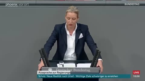 Alice Weidel zur Regierungserklärung von Olaf Scholz zur Haushaltslage am 28.11.23