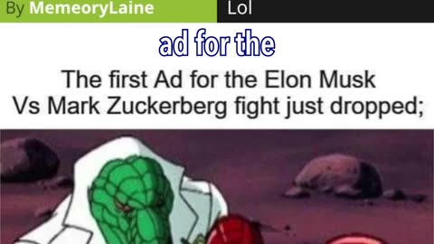 💥🥊 First ad for the Musk VS Zuck fight!