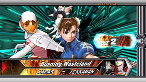 Tatsunoko vs. Capcom: Ultimate All-Stars Arcade Mode - Chun-Li with Jun The Swan