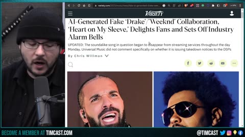 Fake Drake And The Weekend Song Goes Viral, The AI Singularity Is NOW And Will DESTROY US