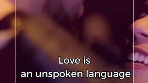 Love is unspoken language... #lovefact #facts #factorfake #trending
