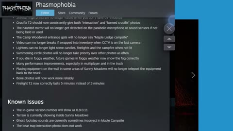 Playing the new Halloween update for Phasmophobia