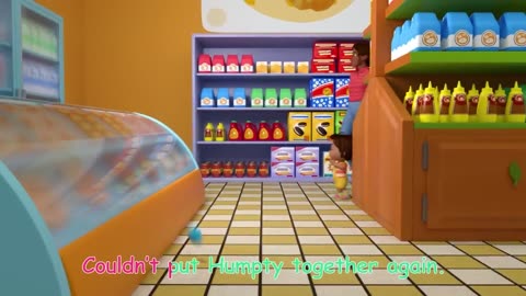 Humpty Dumpty Grocery Store | CoComelon Nursery Rhymes & Kids Songs