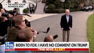 Biden Offers Bizarre Response to Peter Doocy on Trump Indictment (VIDEO)