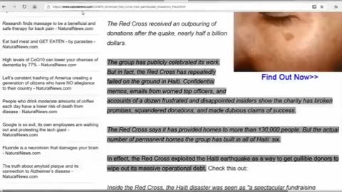 Red Cross and the Rothschilds - Child trafficking and money laundering