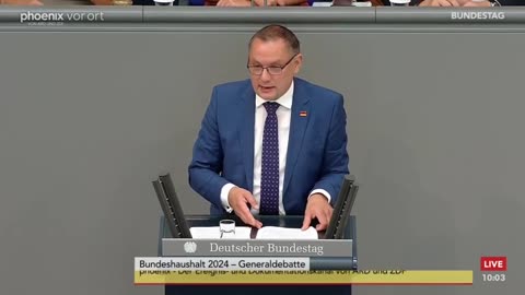 Tino Chrupalla (AfD) in der Generaldebatte des Bundestags am 06.09.23