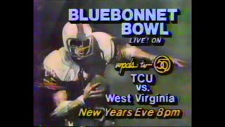 December 25, 1984 - Promo for Blue Bonnet Bowl & WPDS Merry Christmas Bumper