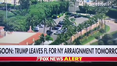 Motorcade takes Trump to NY arraignment