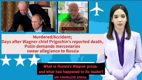 Murdered; #WagnerChief Days after Wagner chief Prigozhin’s reported death, #planecrash #MysteryDeath