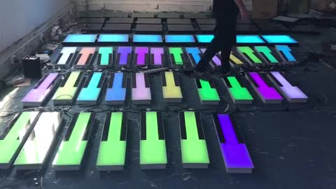 Piano Key Dancing Floor!