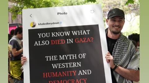 You know what also died in Gaza? The Myth of western humanity and democracy!