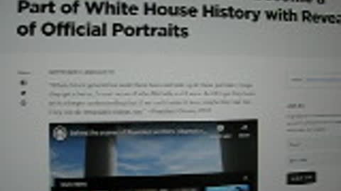 Obama Portraits Whitehouse 2022 to Obama Whitehouse official 3rd Term 2025