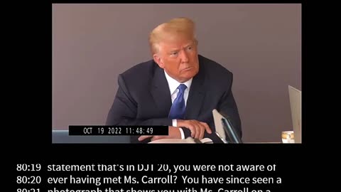 Donald Trump Confuses E. Jean Carroll For Then-Wife Marla Maples At Deposition