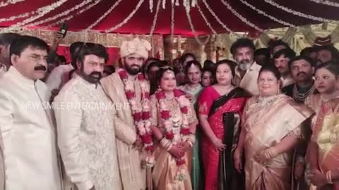 Balakrishna With His Wife and Taraka Rathna at Wedding | Telugu Tonic