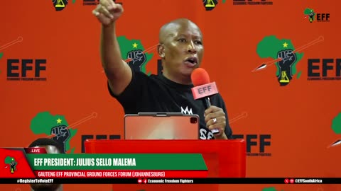 CIC Julius Malema Addresses Gauteng Provincial Groundforces Forum.