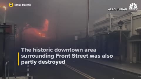 Wildfires burn historic Maui town of Lahaina, prompt evacuations across Hawaii