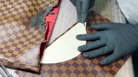 How A Burned Louis Vuitton Neverfull Bag Is Restored _ Refurbished _ Insider