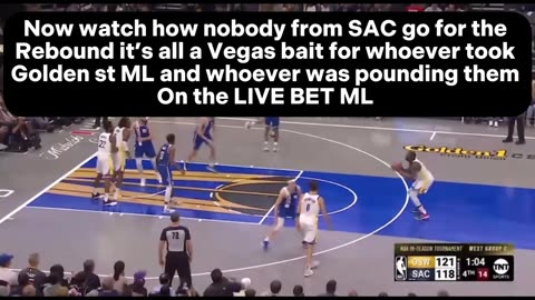 Rigged Golden State Warriors vs Sacramento Kings | Vegas took over sports it’s so obvious